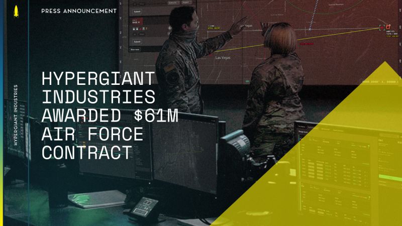 Hypergiant Awarded $61M Air Force Contract to Deliver Joint All-Domain Command and Control System
